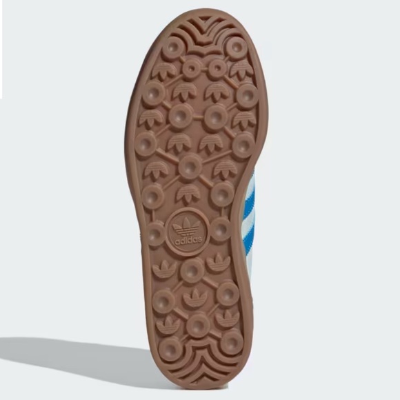 NWT Adidas Gazelle Bold Almost Blue/Bright Blue/Almost Yellow Size W7 - Picture 3 of 15